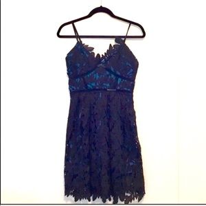 NWT Romeo + Juliet Couture Black/Teal Prom/Cocktail Dress